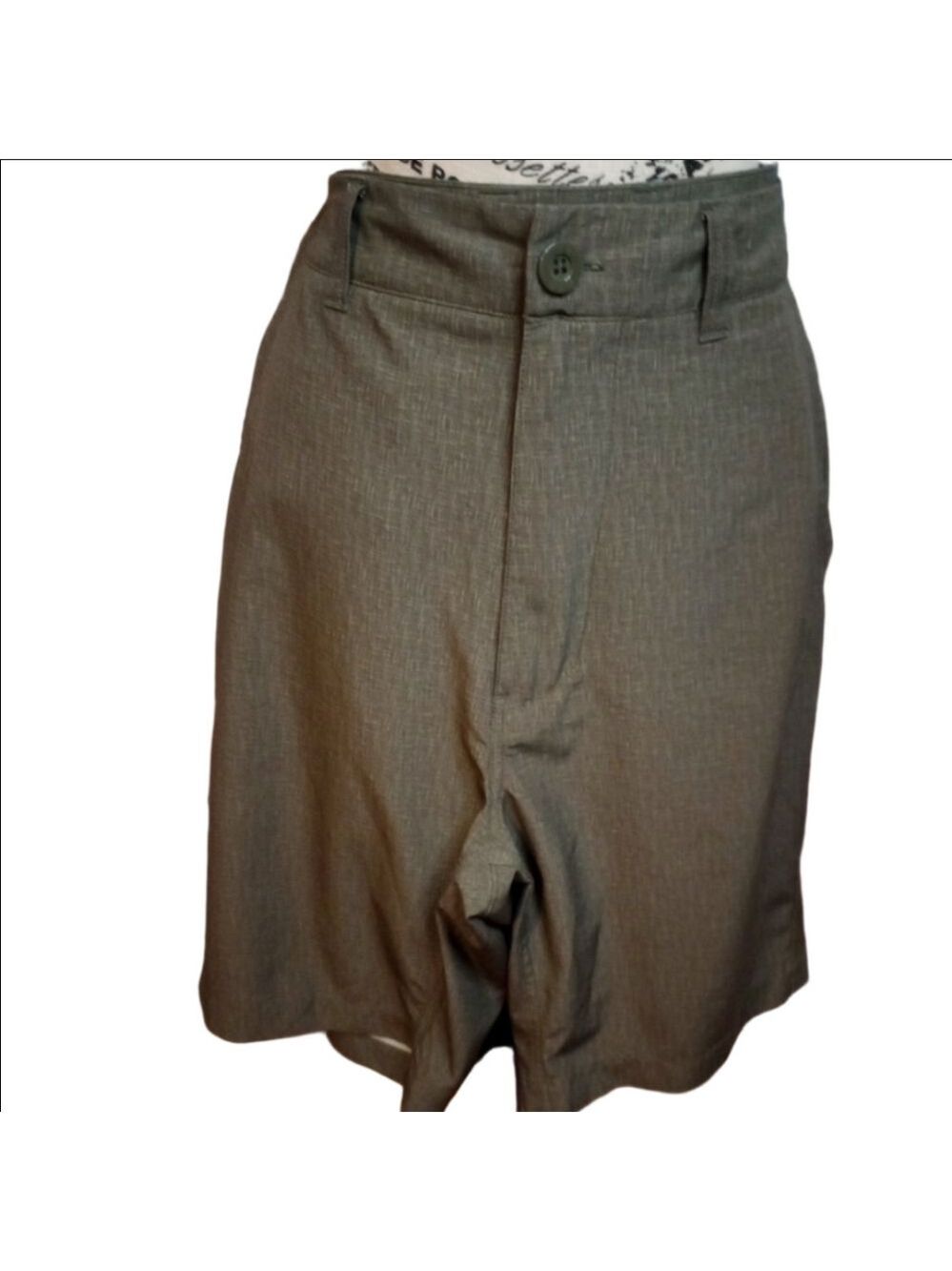 CSG Men's Olive Green Dress Shorts Size 32